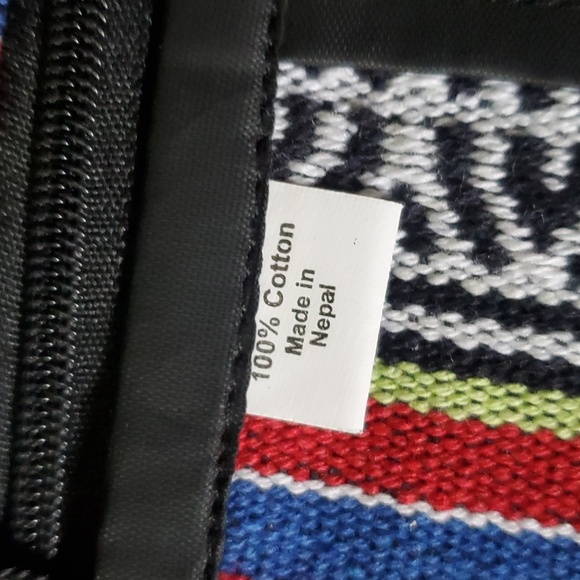 NWOT multicolored wallet with woven fabric - Picture 5 of 13